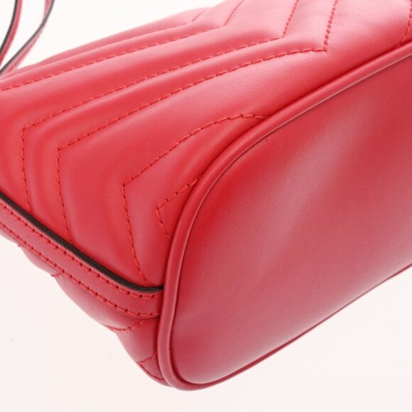 GUCCI GG Marmont Red 739166 shoulder bag 800000137584000 - Picture 4 of 8